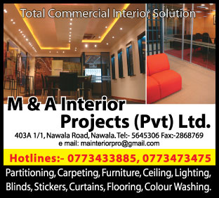 M & A Interior Projects (Pvt) Ltd