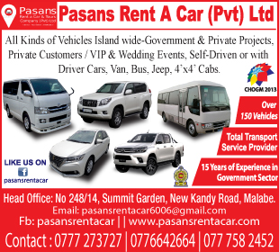 Pasans Rent A Car & Tours Company (Pvt) Ltd
