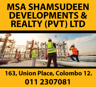 Shamsudeen M S A  Developments & Realty (Pvt) Ltd