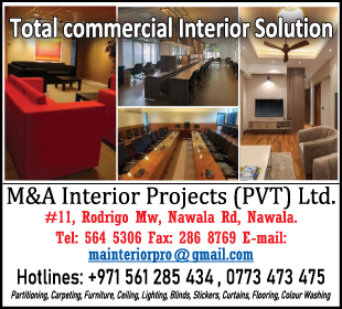 M & A Interior Projects (Pvt) Ltd