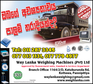 Way Lanka Weighing Machines (Pvt) Ltd