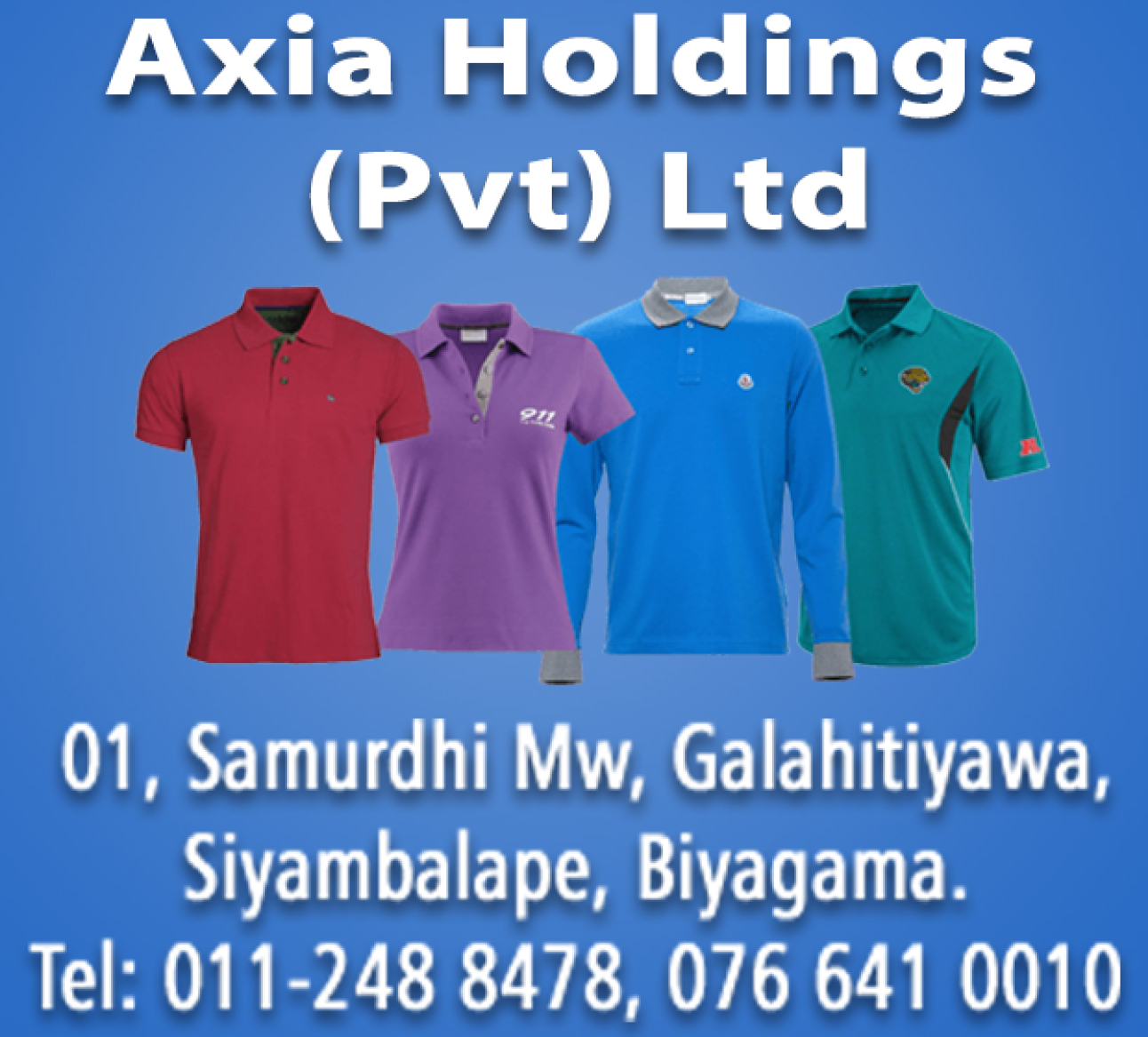 Axia Holdings (Pvt) Ltd