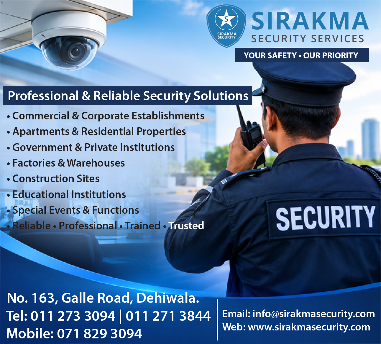 Sirakma Security Service (Pvt) Ltd