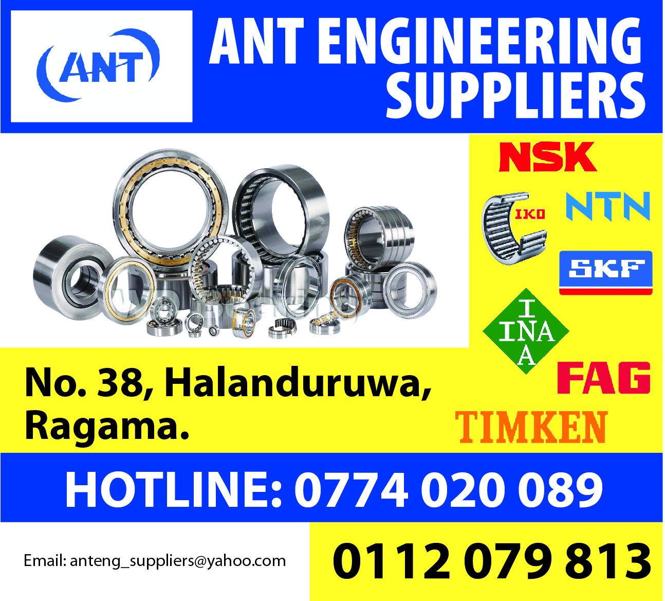 A N T Engineering Suppliers