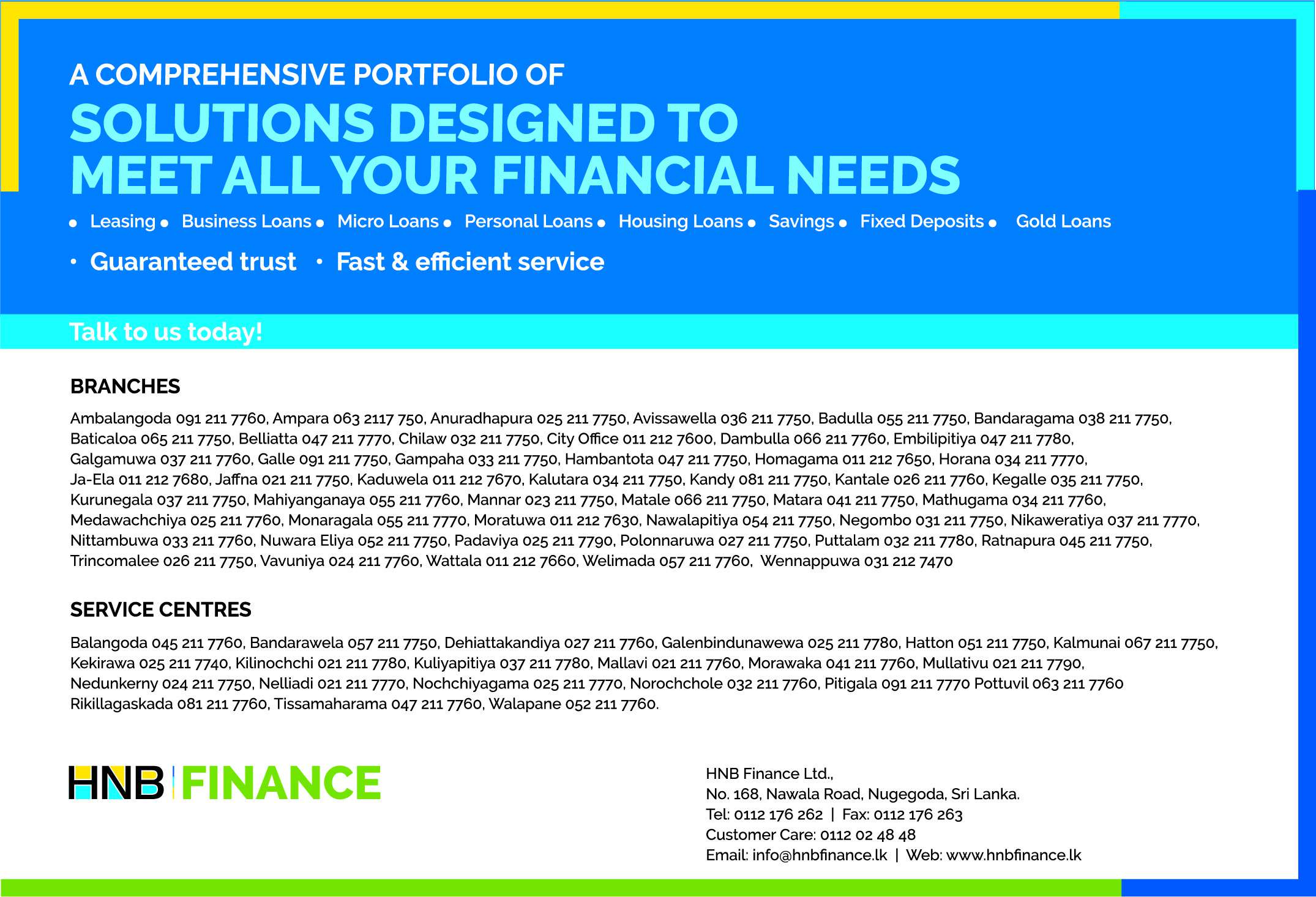 southern finance phone number