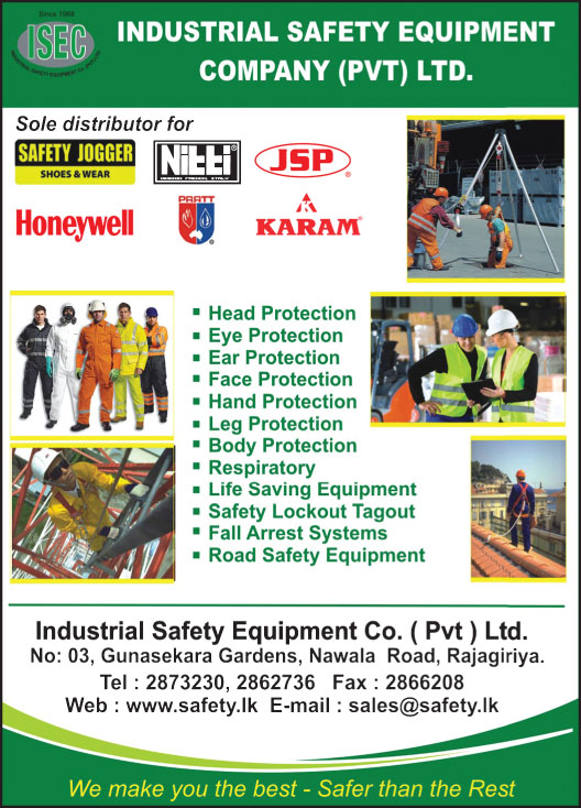 Industrial Safety Equipment Company (Pvt) Ltd - Sri Lanka ...