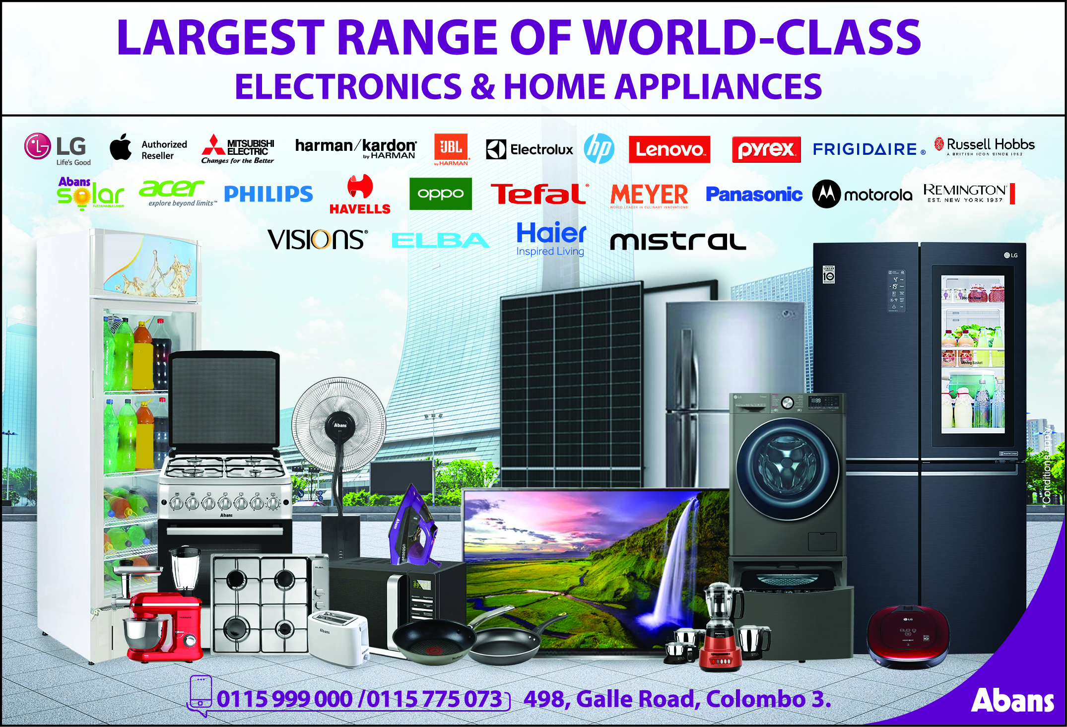 Abans deals home appliances