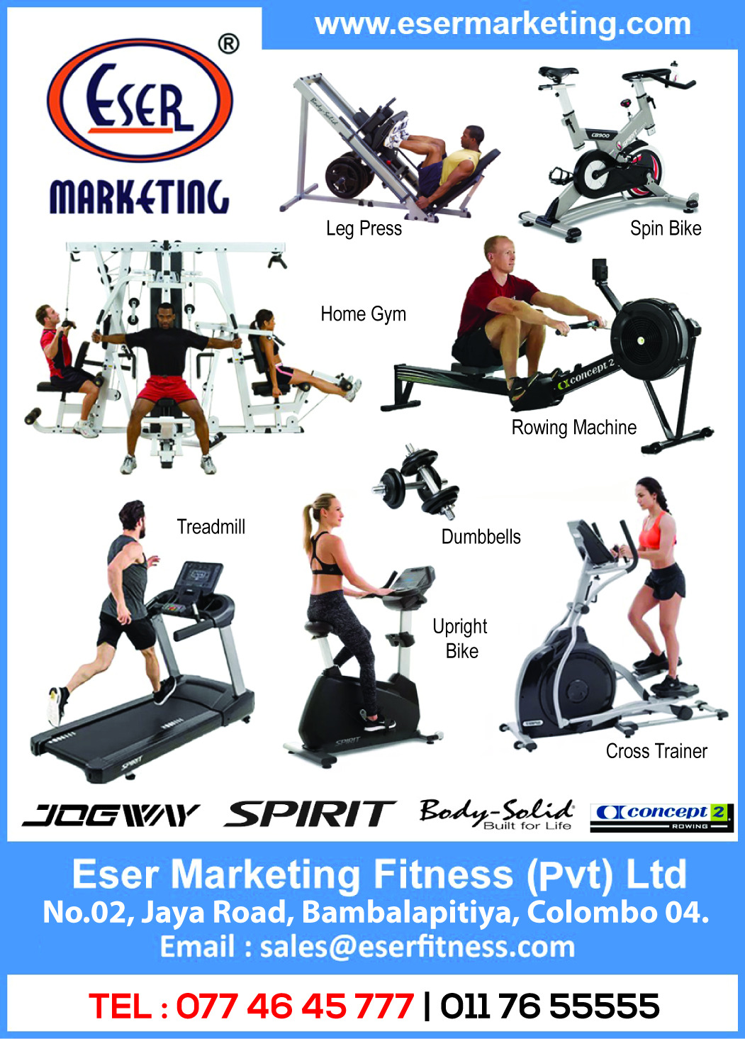 Eser marketing gym equipment prices sale